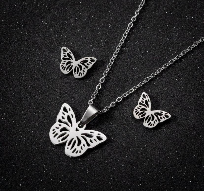 Stainless Steel Butterfly Set