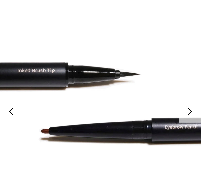 Double Brow 2 in 1 Pencil & Inked Brush Dark Brown