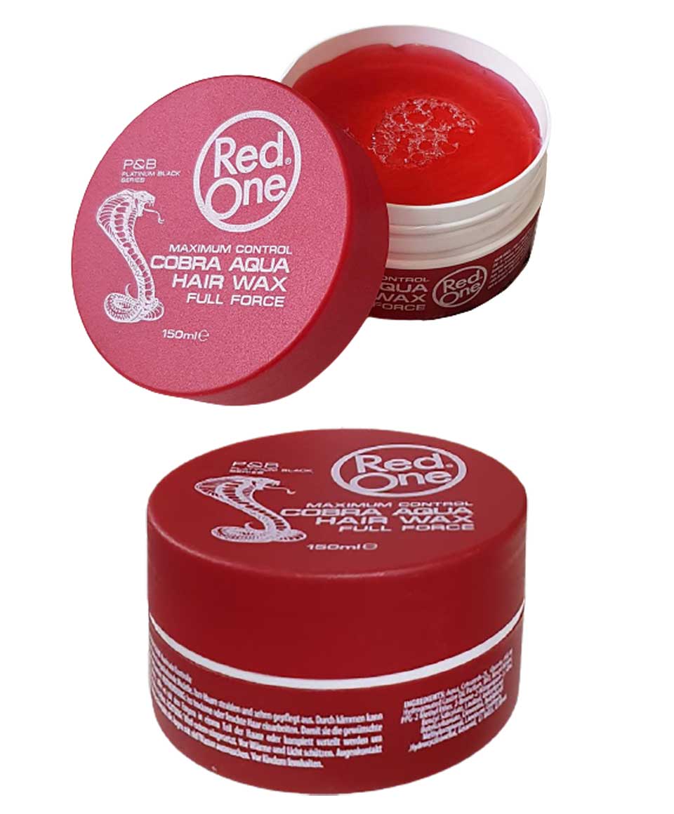 Red one cobra aqua hair wax