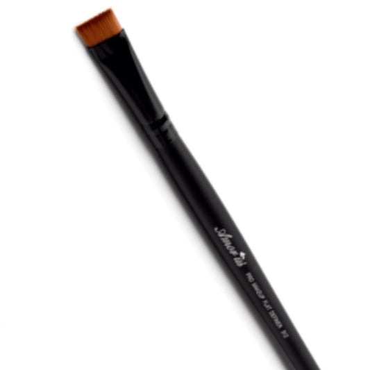 Flat definer brush