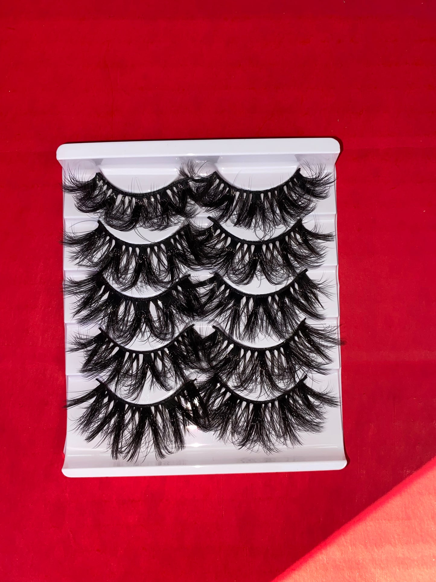 LASHES Eyelashes 5 Pair tray