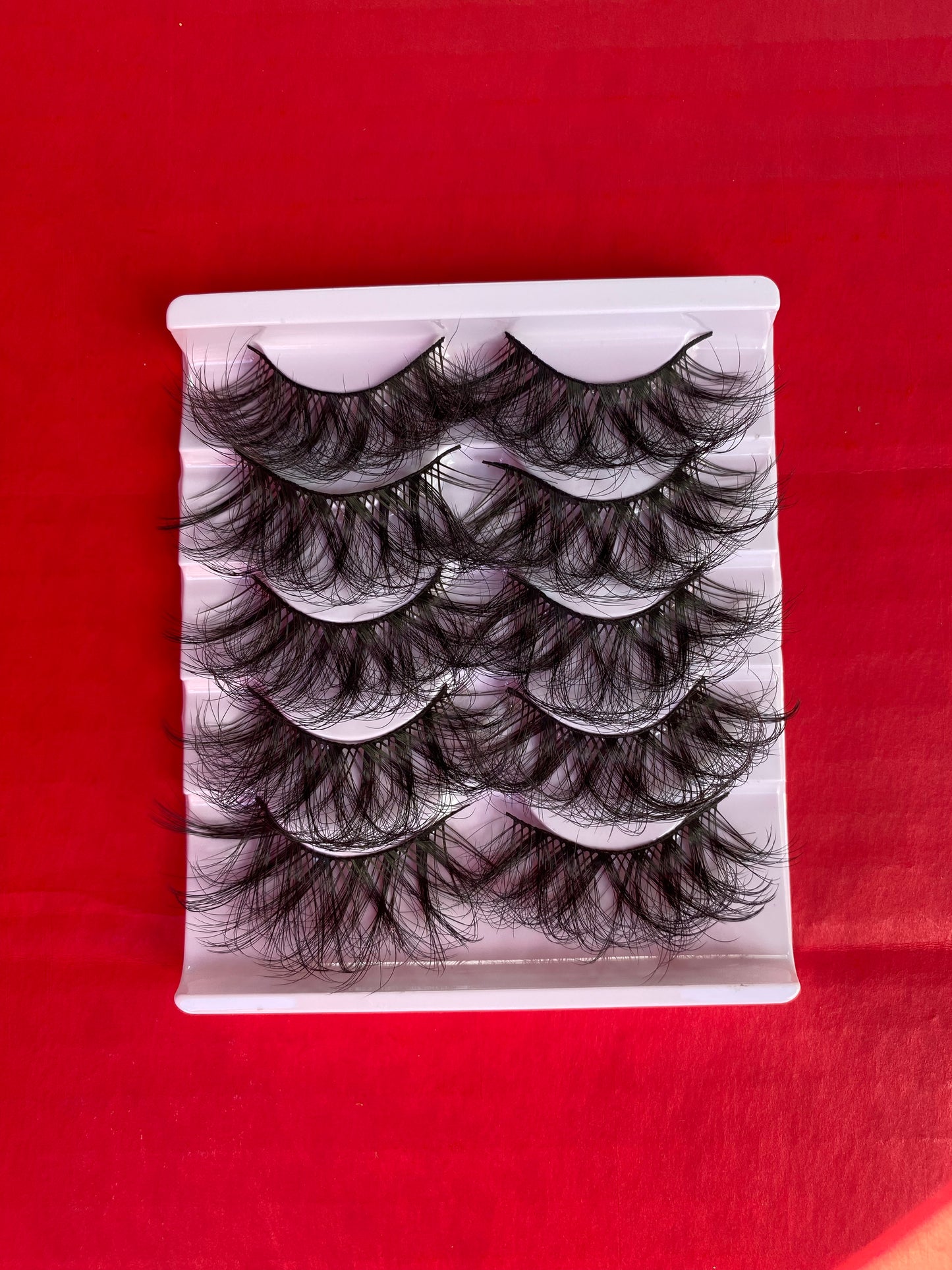 LASHES Eyelashes 5 Pair tray