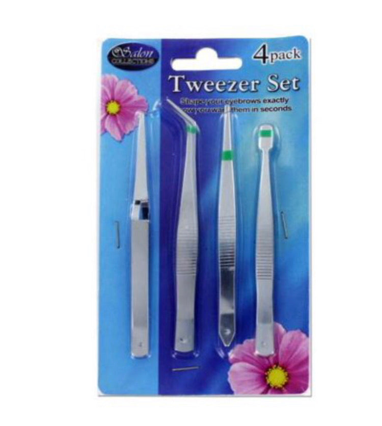 SC 4pack tweezer set