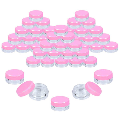 Round Clear Jars with Lids 3ml/g