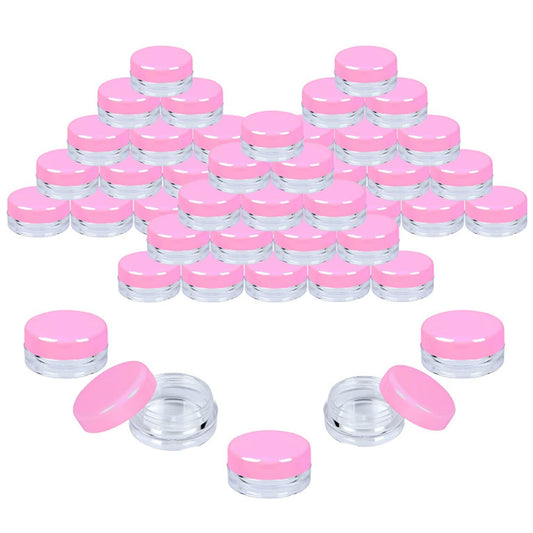 Round Clear Jars with Lids 3ml/g